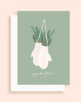 Folded Christmas card - 5x7" size