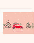 Folded Christmas card - 5x7" size