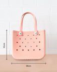 Sac réutilisable en caoutchouc - rose (moyen)