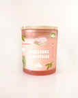 Bougie réutilisable 8oz - Meilleure éducatrice cahiers et café