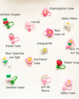 Straw cover - flowers
