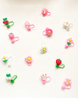 Straw cover - flowers