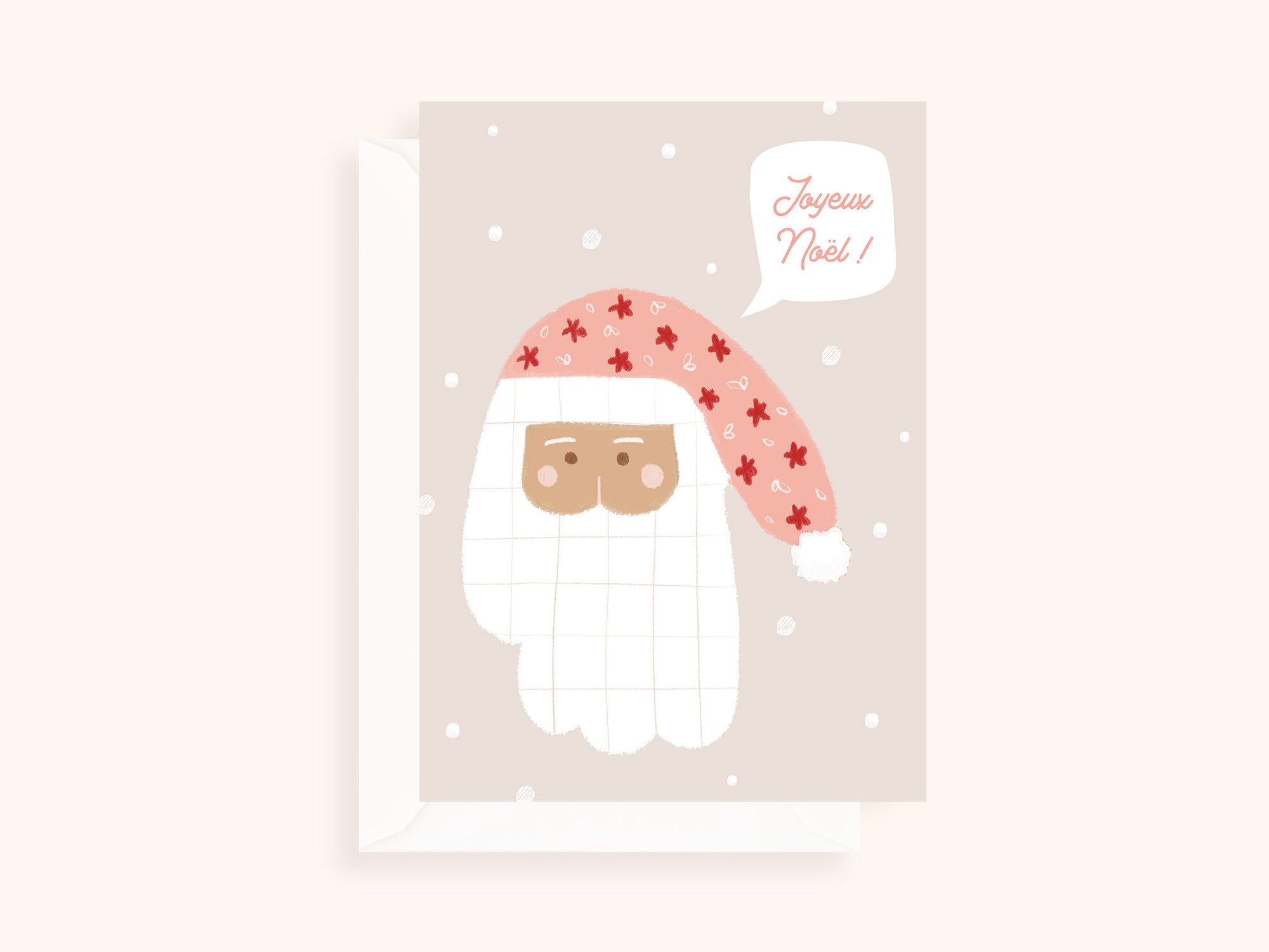Folded Christmas card - 5x7" size