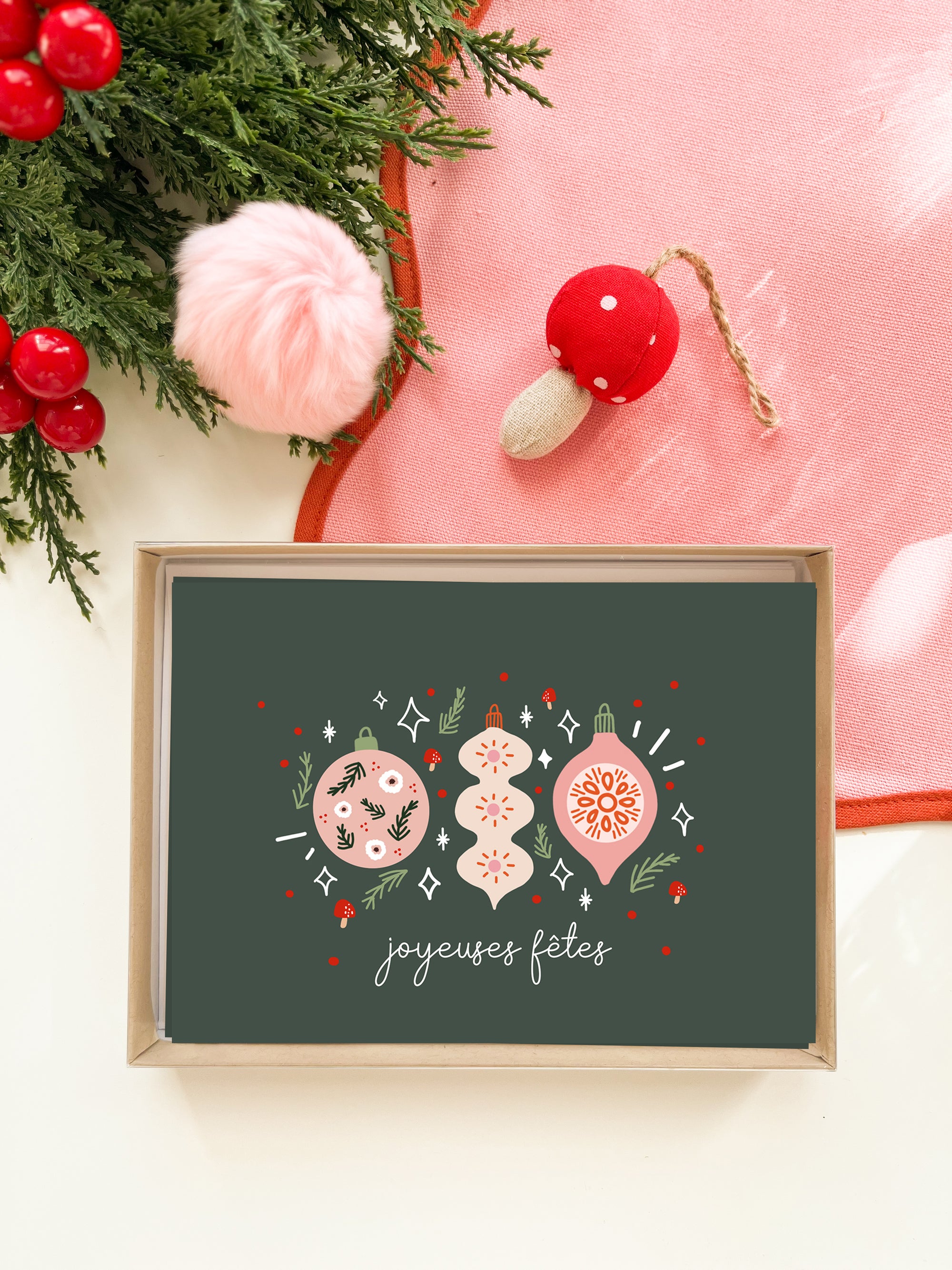 Folded Christmas card - 5x7" size