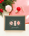 Folded Christmas card - 5x7" size