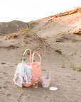 Sac réutilisable en caoutchouc - rose (moyen)