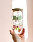 Verre boho - papillons