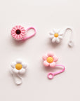 Straw cover - flowers