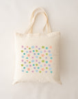 Reusable bag - pastel flowers