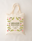 Sac réutilisable - meilleure éducatrice du monde entier