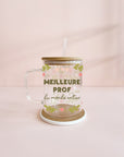 Tasse boho 17oz - Meilleure prof ou éducatrice du monde entier