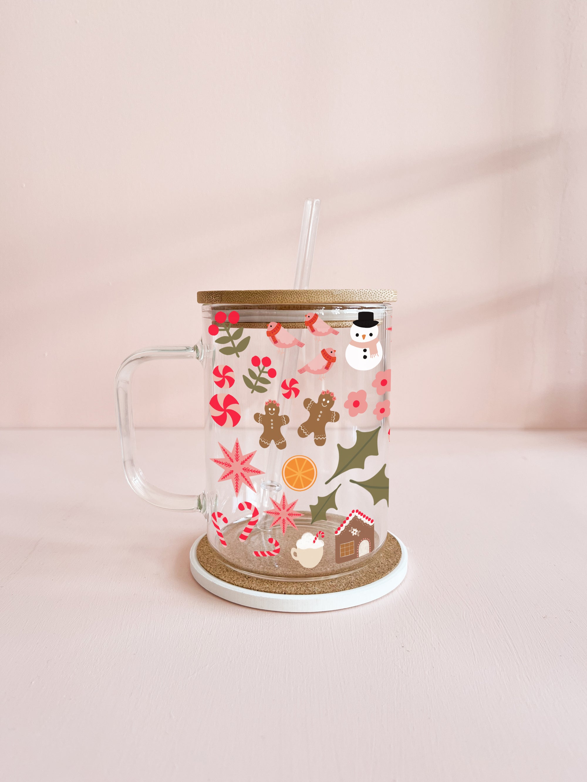 Boho mug - Christmas mosaic