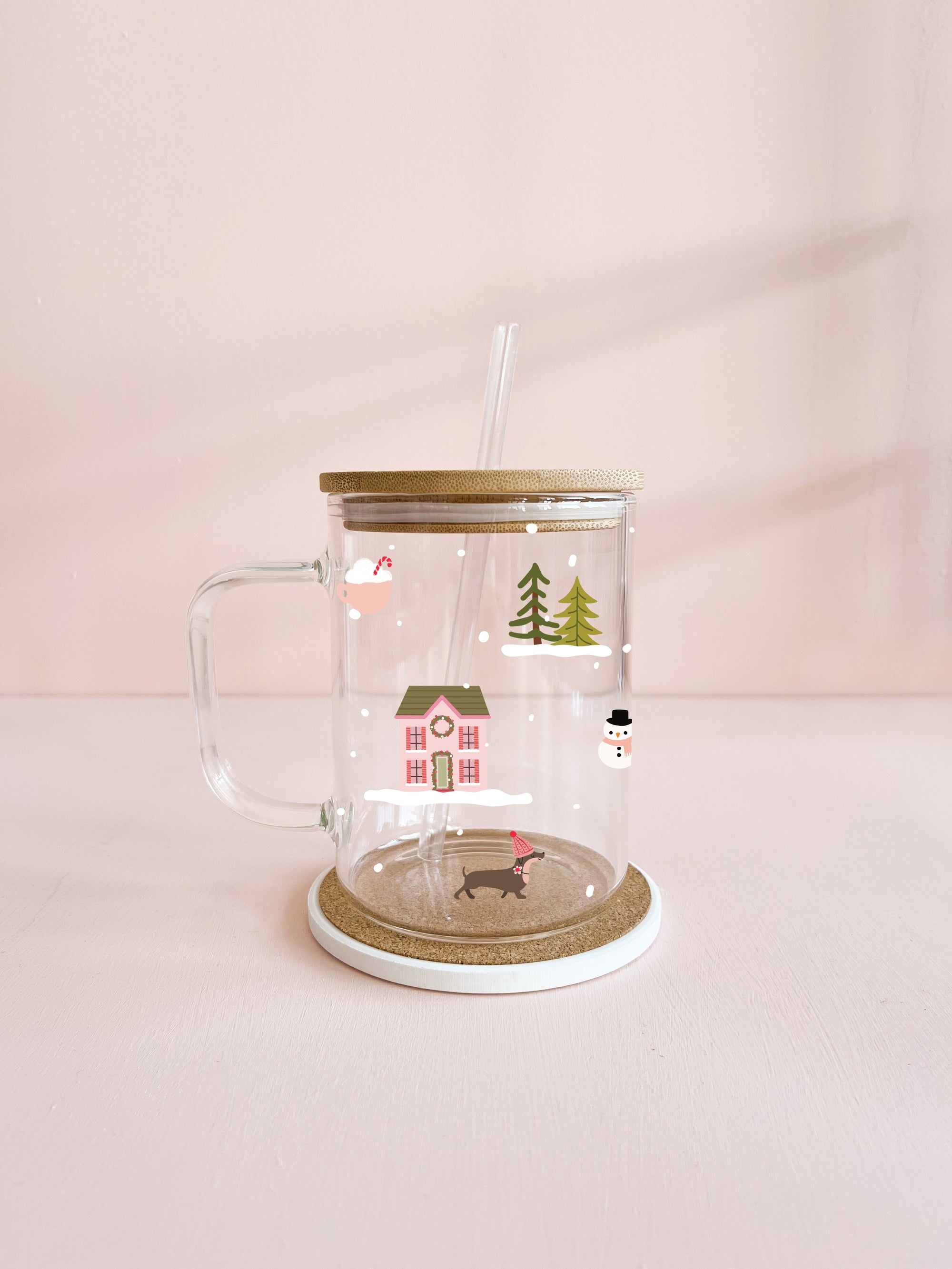 Boho mug - let it snow