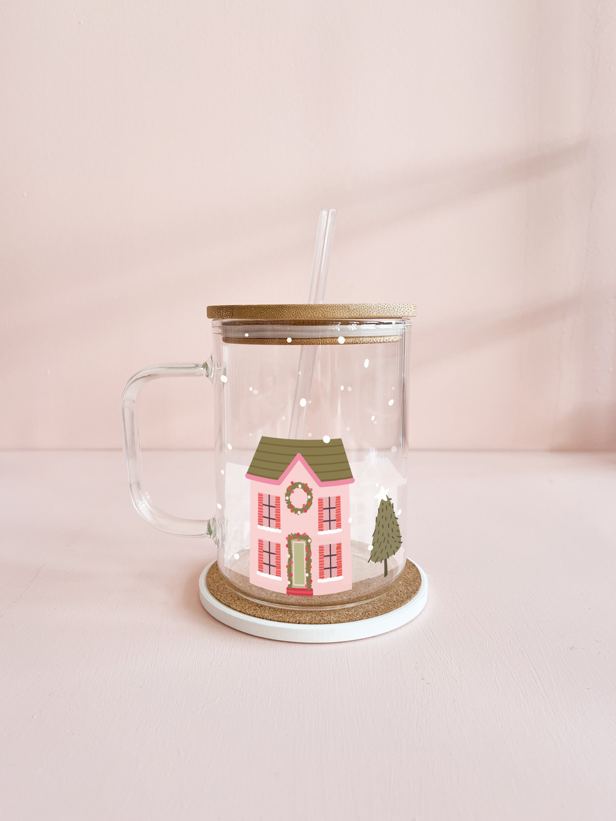 Boho mug - Christmas village