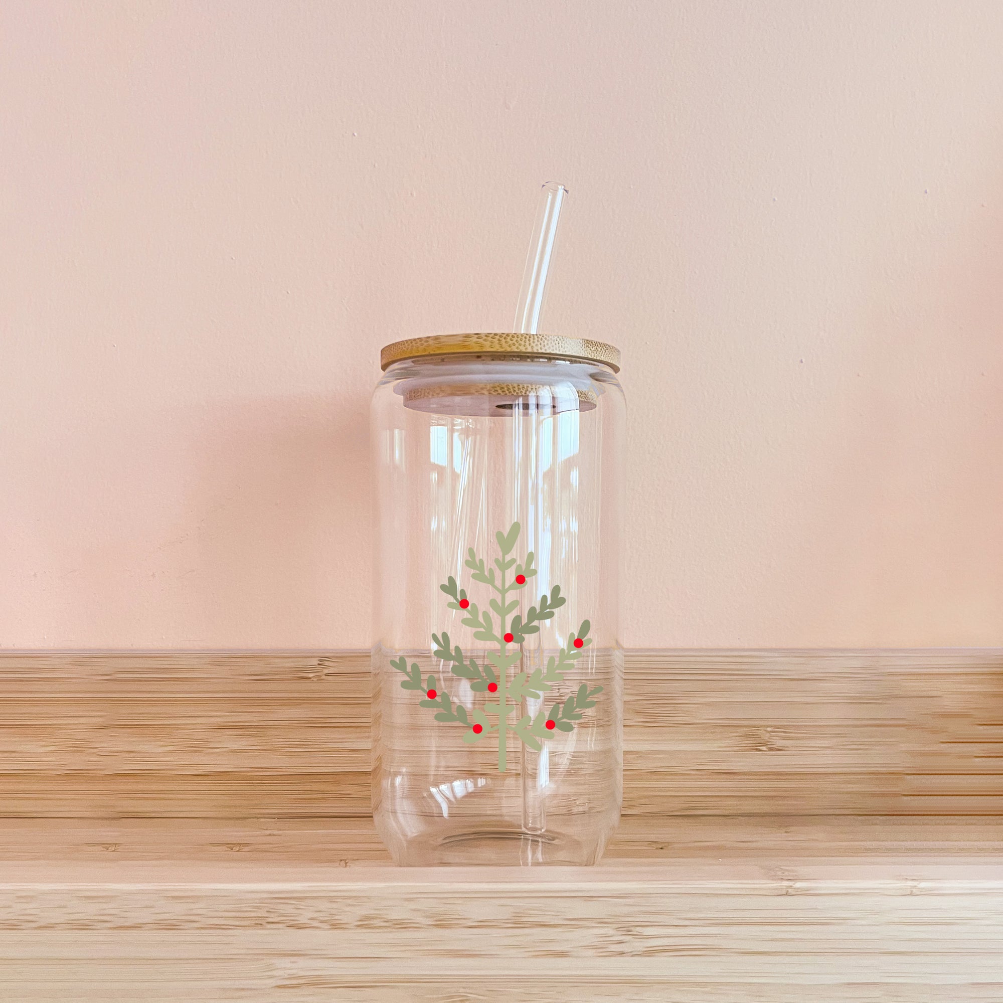 Boho glass - snowflakes