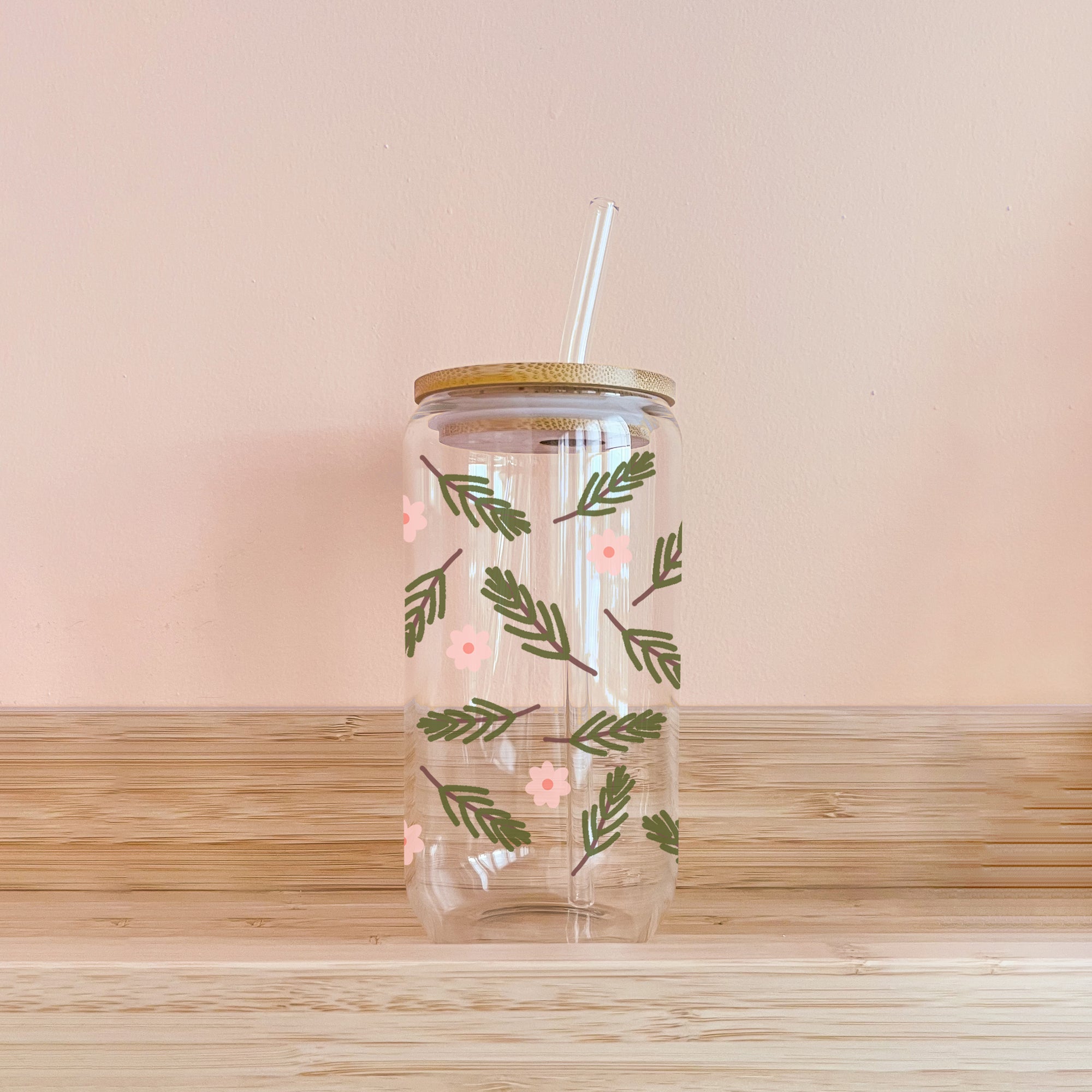 Boho glass - snowflakes