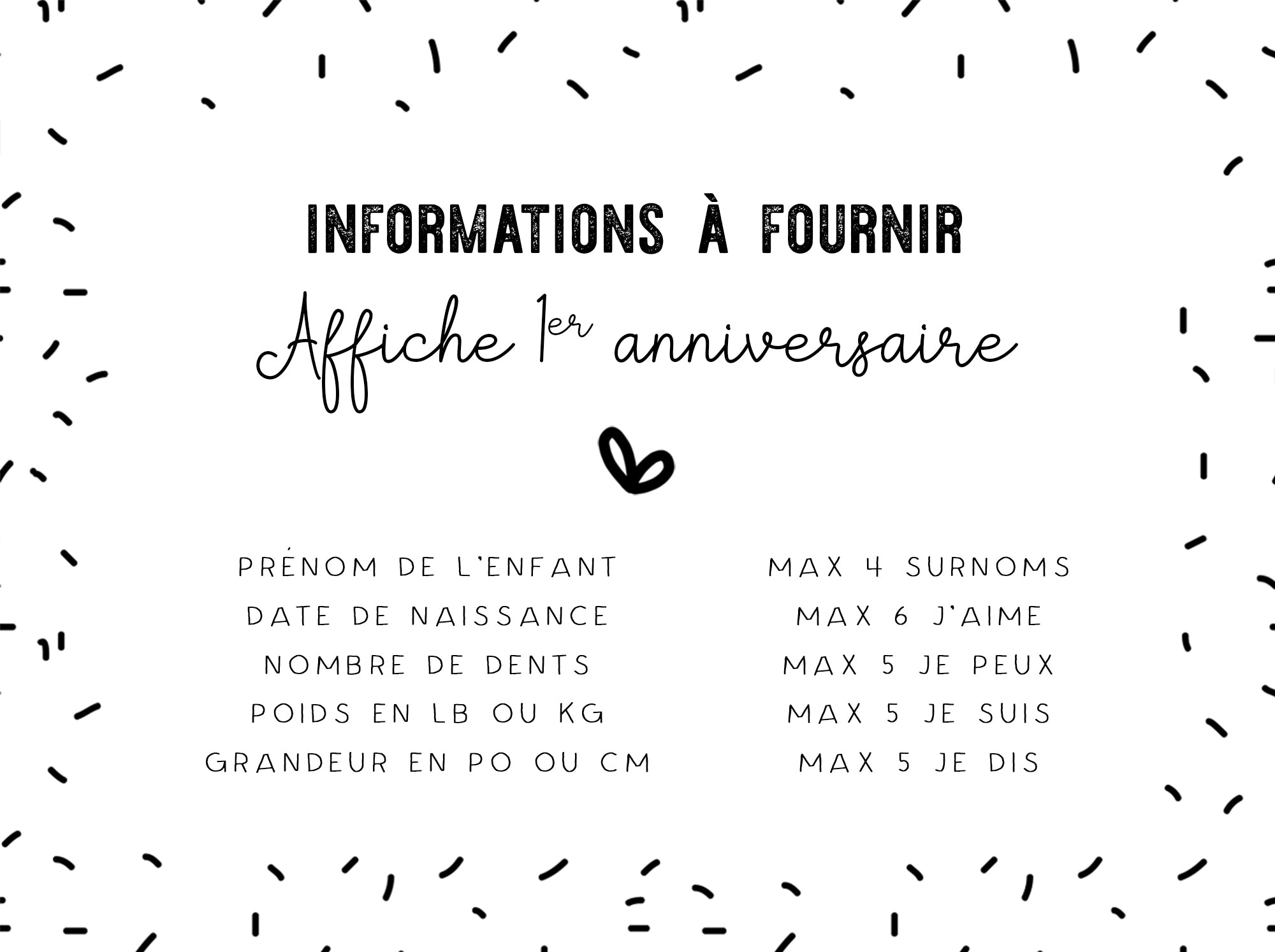First birthday poster "Flowers and eucalyptus"