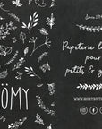 First birthday poster "Black and white"