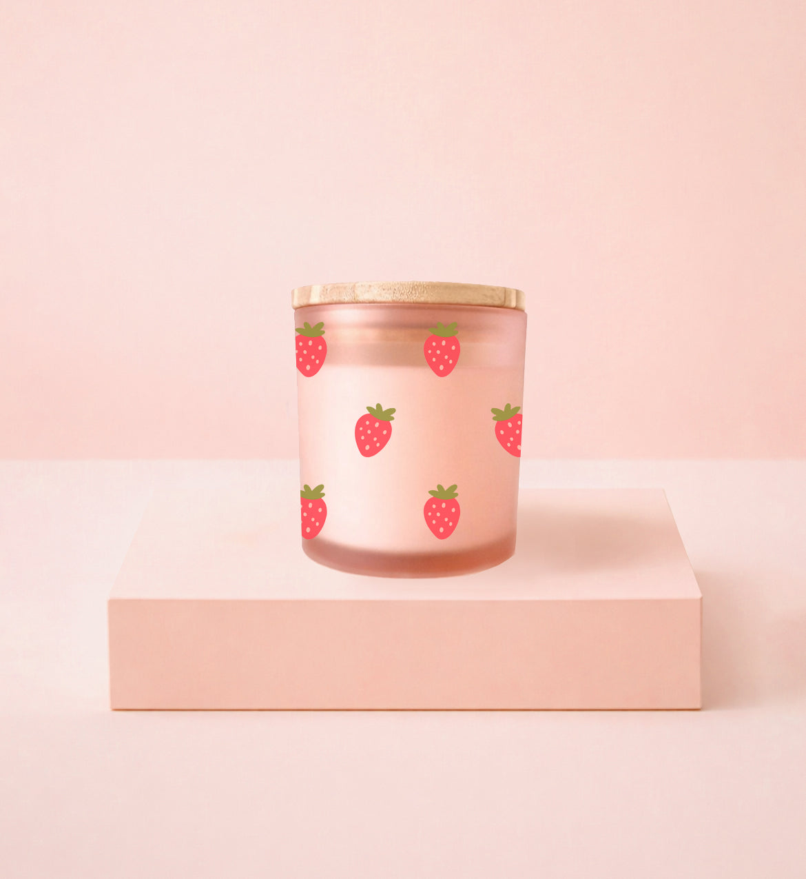 Bougie réutilisable - Confiture à la fraise 8oz