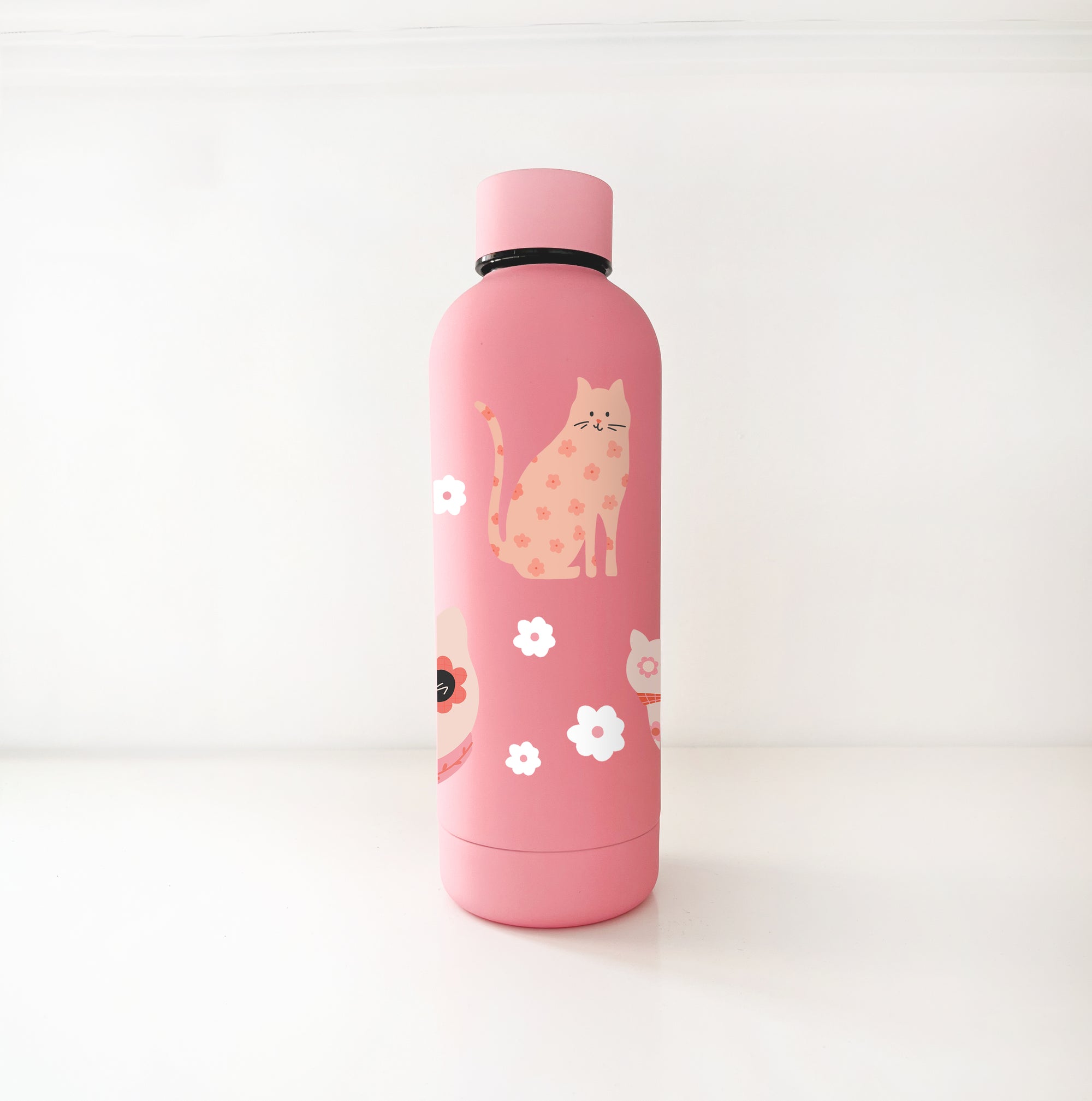 Bouteille en acier inox 17oz - rose framboise