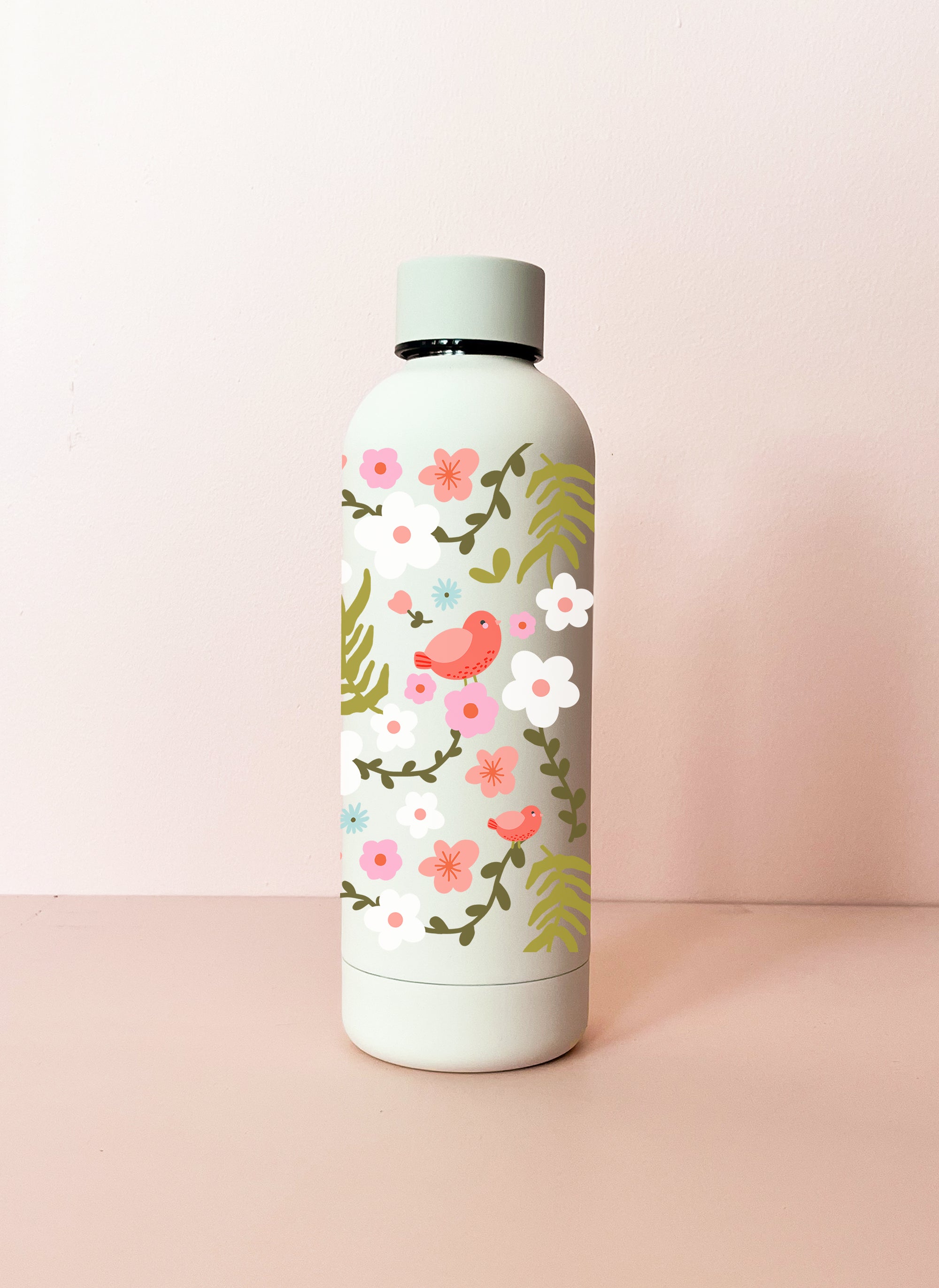 Bouteille isotherme 17oz crème - Hymne au printemps