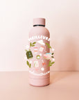 Bouteille isotherme 17oz rose pâle - Meilleure éducatrice ou enseignante - ABC