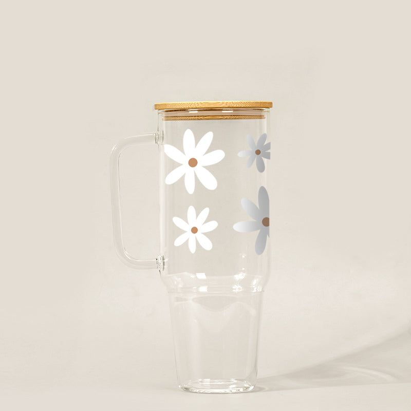 Gobelet en verre 40oz - Marguerites