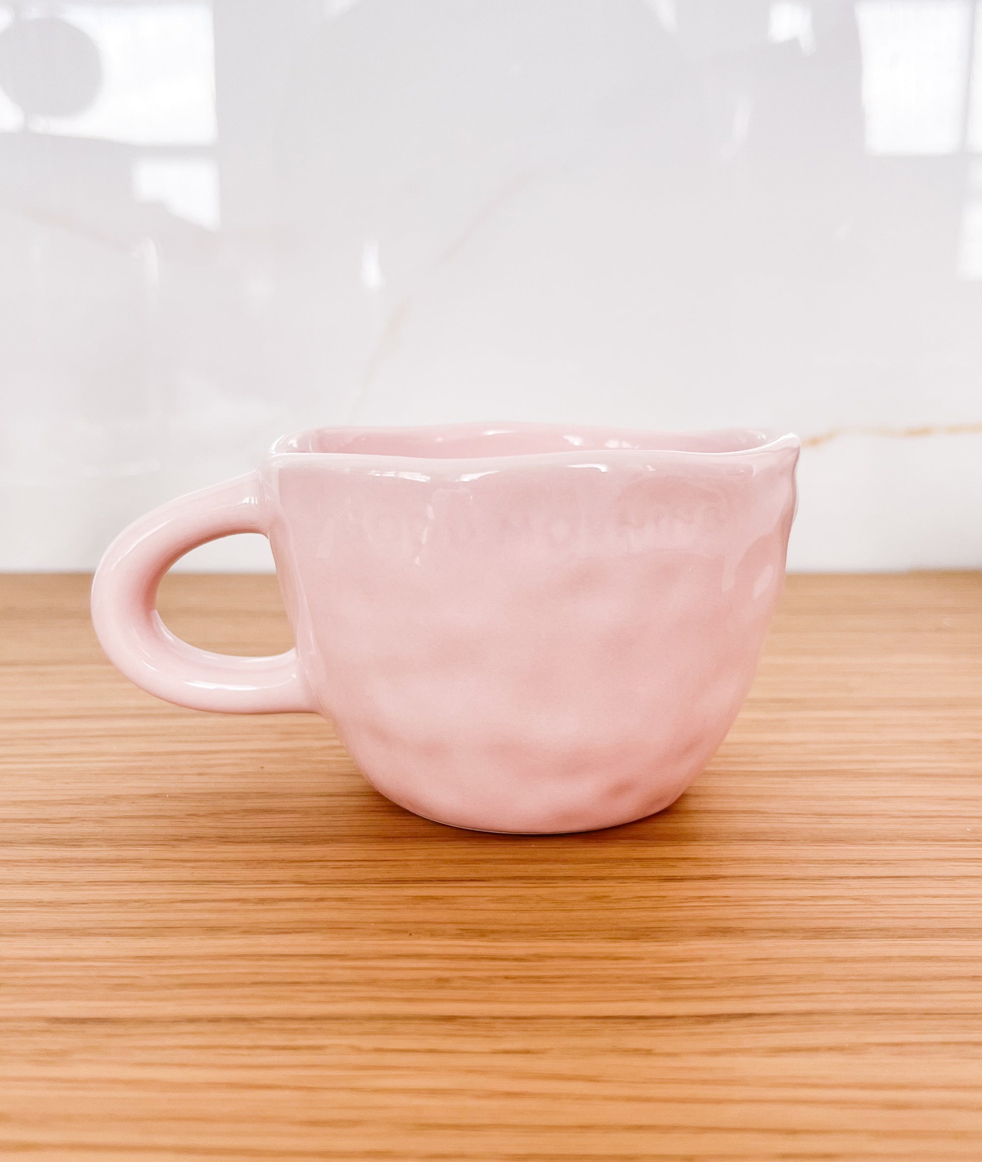IMPARFAIT - Tasse en céramique rose 8oz