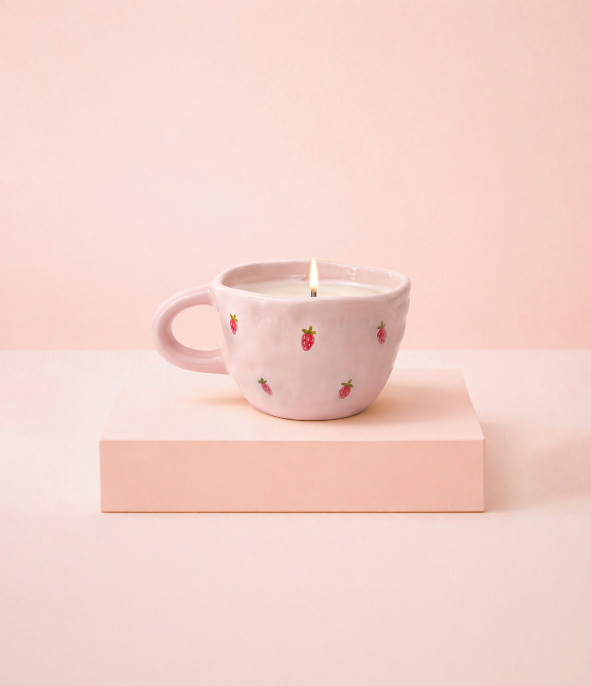 Bougie réutilisable - Fraises 8oz