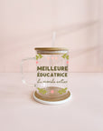 Tasse boho 17oz - Meilleure prof ou éducatrice du monde entier