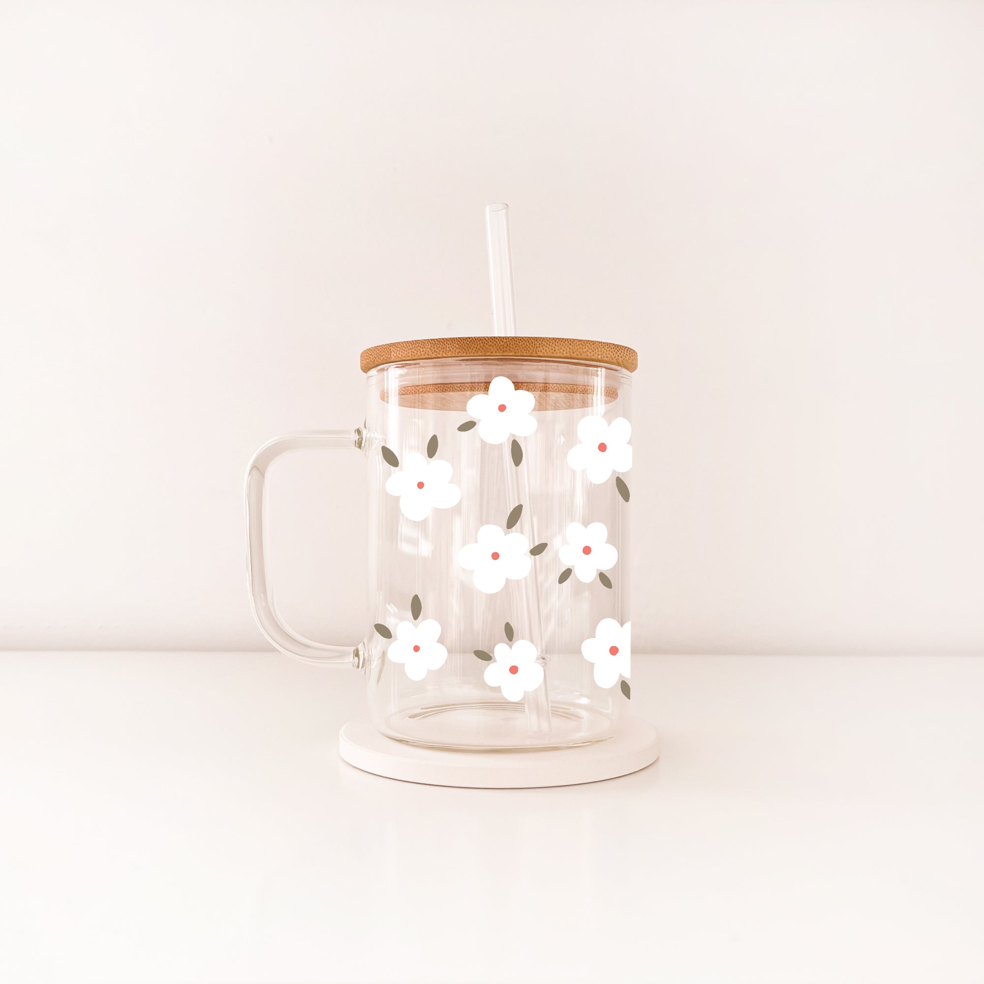 Tasse boho - fleurs d&#39;hiver