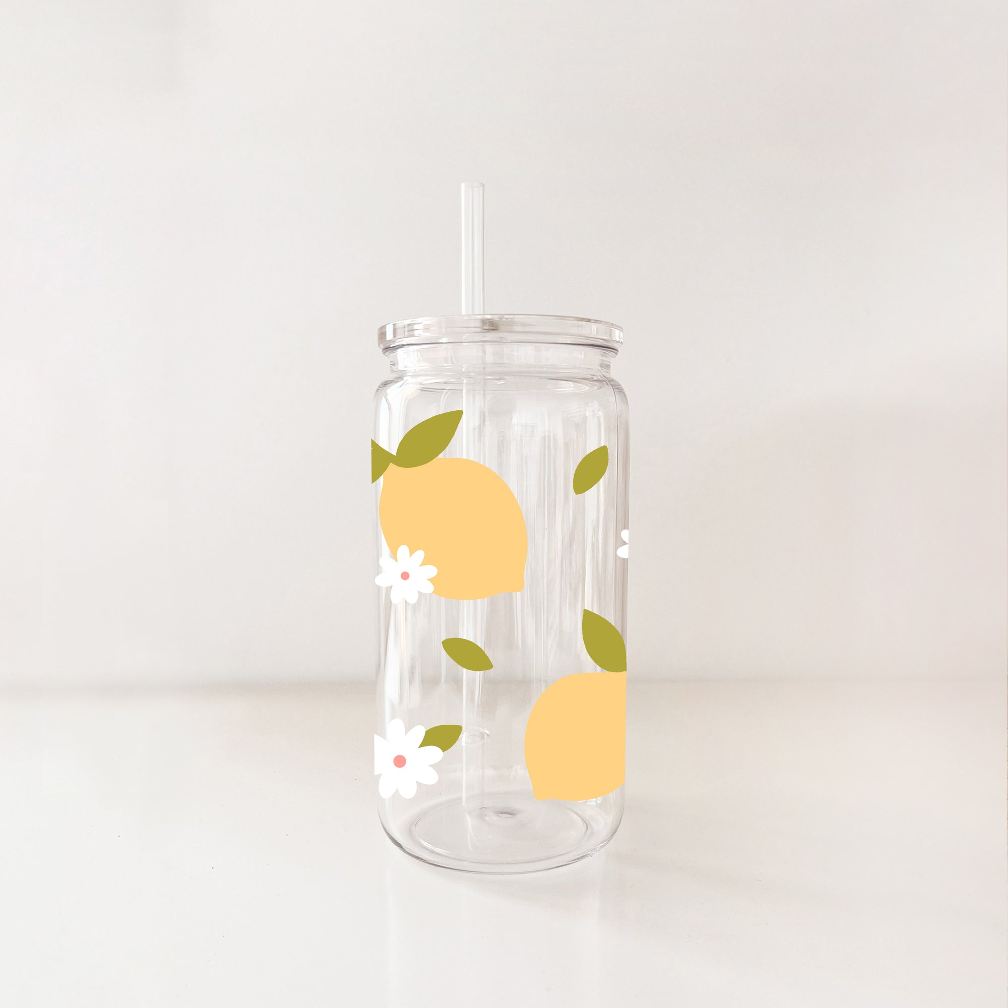 Verre en plastique - Citrons