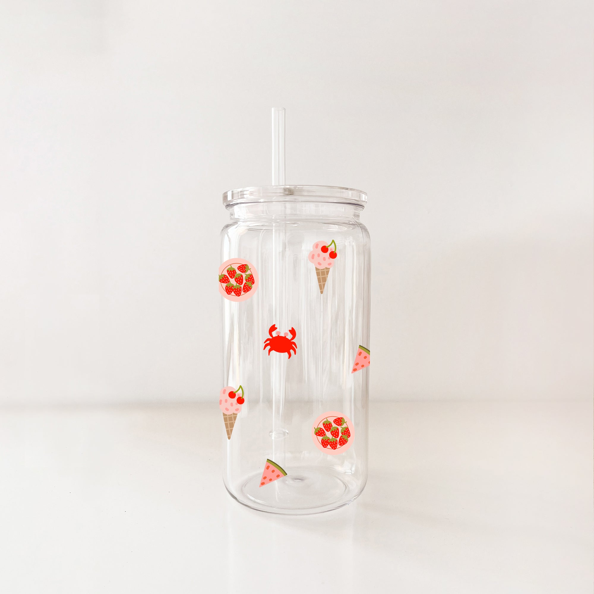 Verre en plastique - Crabes