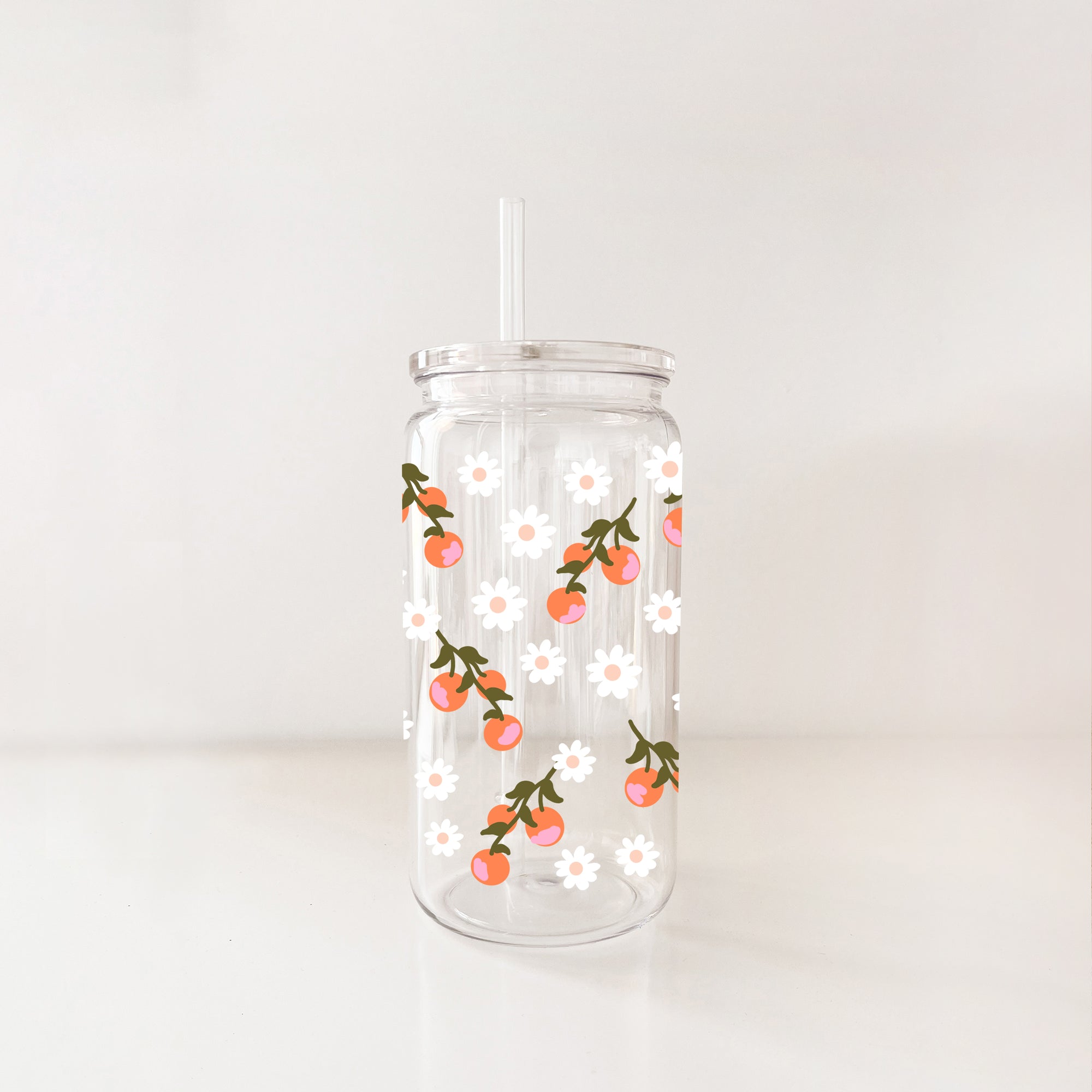 Verre en plastique - Fleurs d'oranger