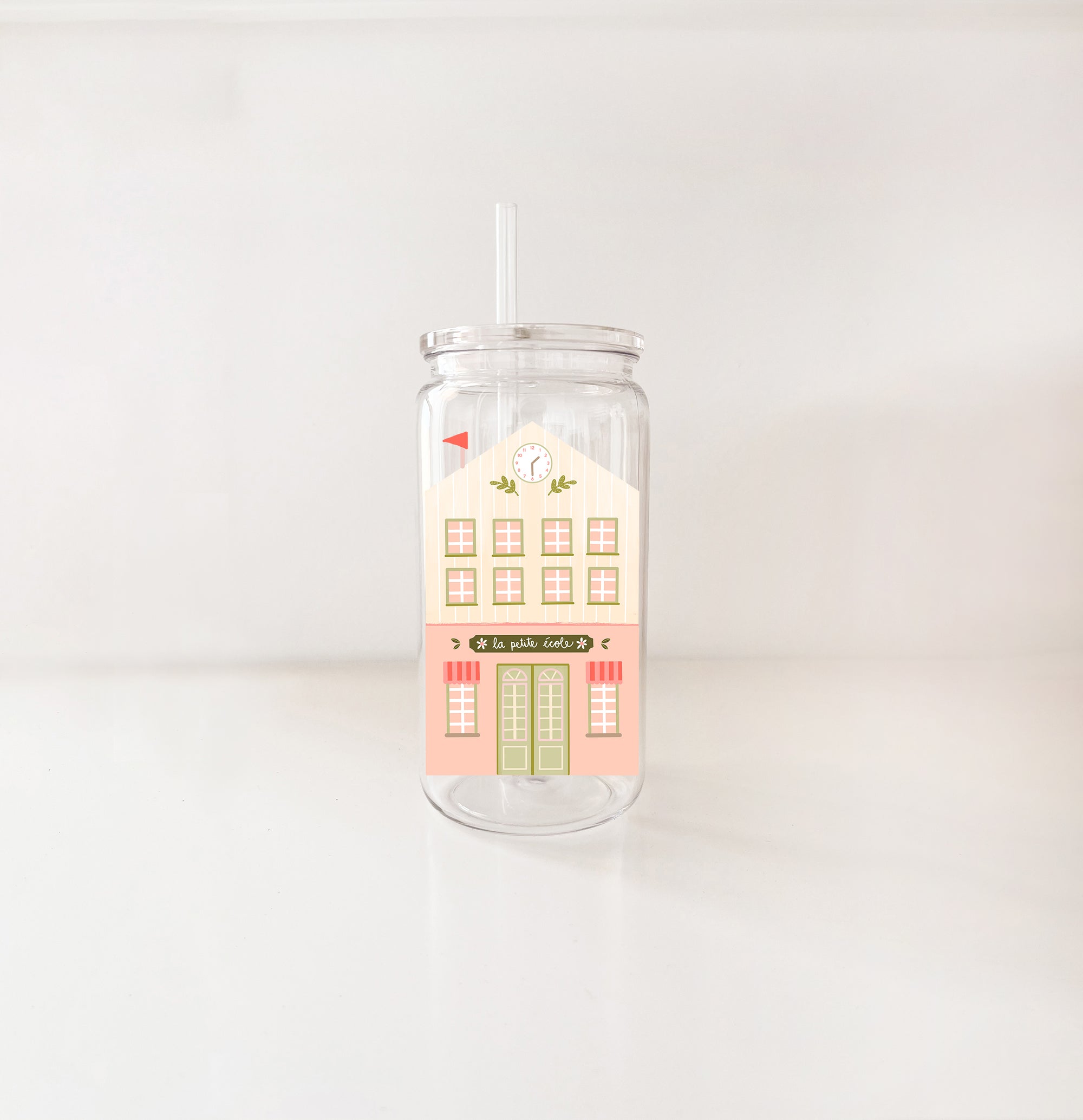 Verre en plastique 16oz - enseignante &amp; éducatrice