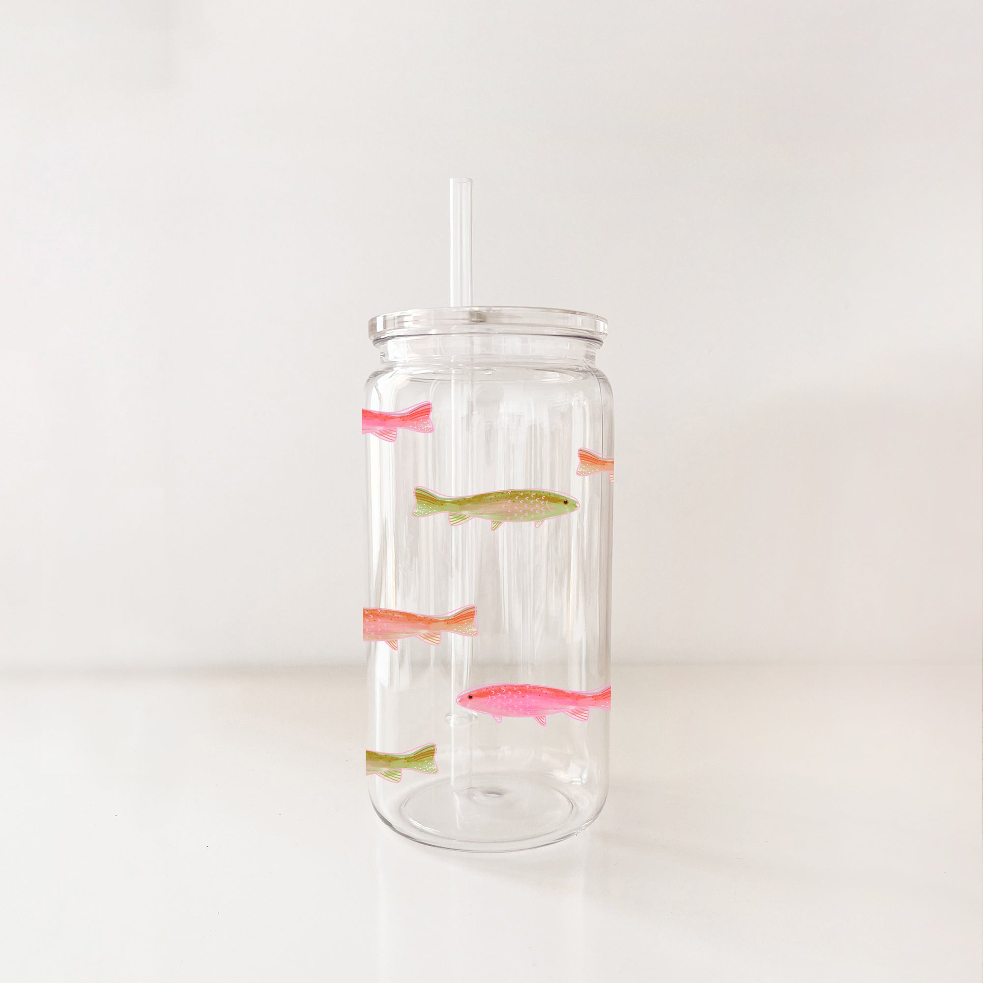 Verre en plastique - Poissons