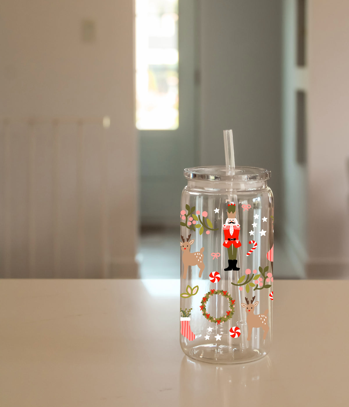 Verre à paille en plastique - Casse-noisette