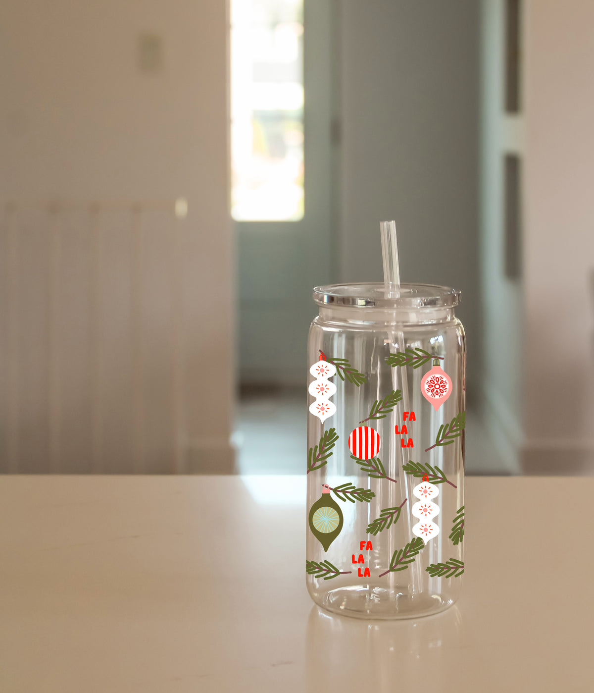 16oz Plastic Cup - Christmas