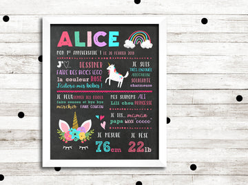 Affiche premier anniversaire 