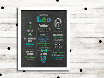 Affiche premier anniversaire 